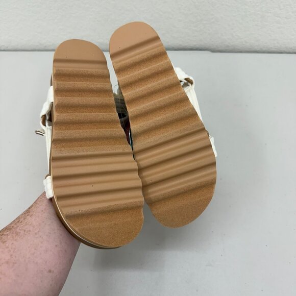 Reef Cushion Rem Hi Whisper White Cushion Adjust Sandals Shoes Womens size 7 NEW - Picture 7 of 7